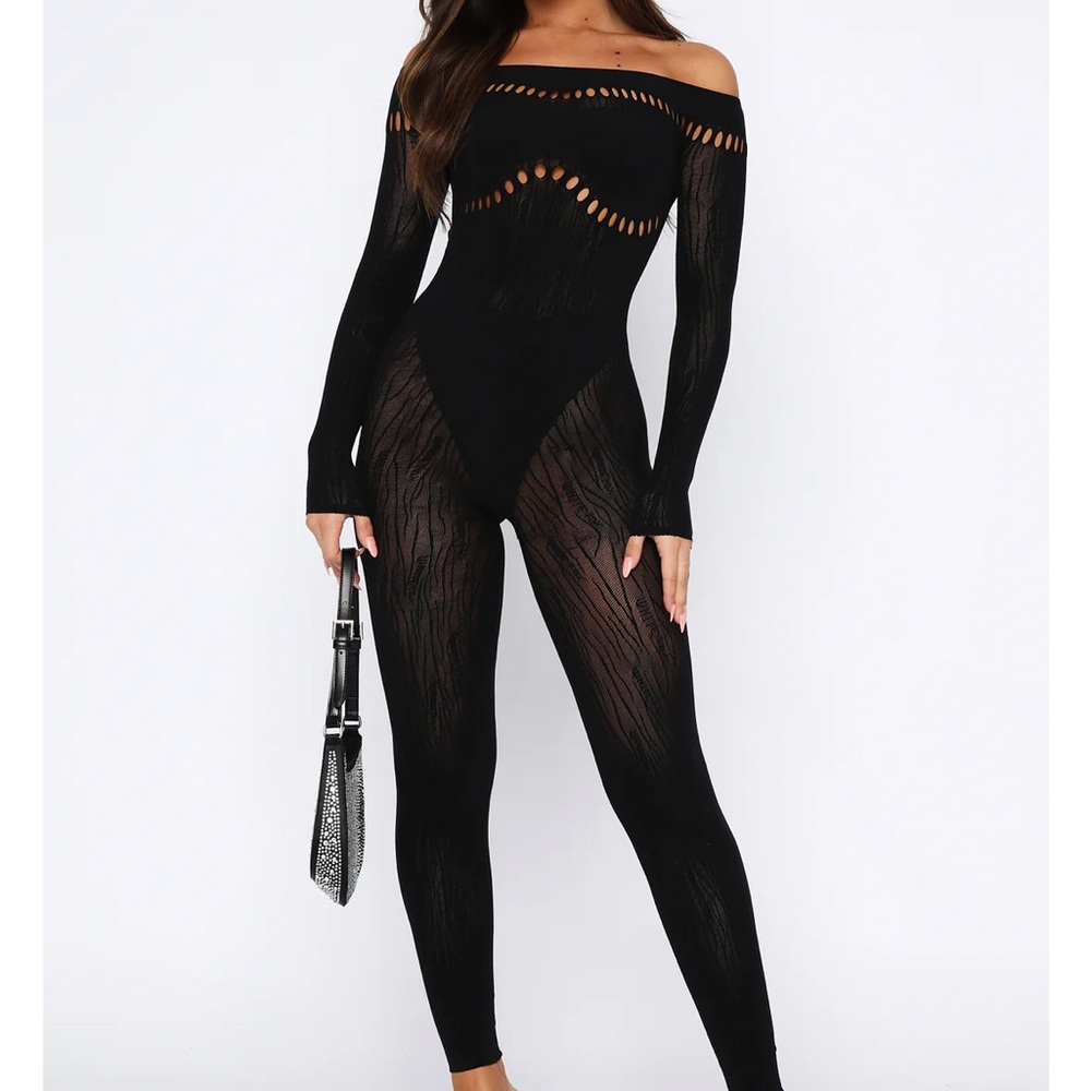 Late Night Vibes Long Sleeve Jumpsuit Black